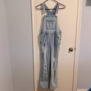 Denim overalls, small